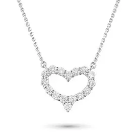 Колье из белого золота с бриллиантом э0901кл10200003