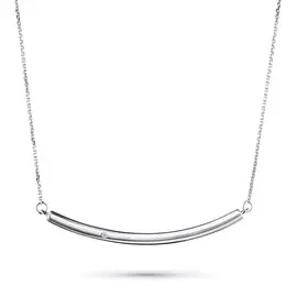 Колье из белого золота с бриллиантом э0901кл11181300