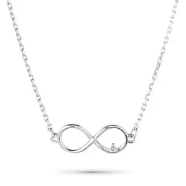 Колье из серебра с бриллиантом э0601кл03180400