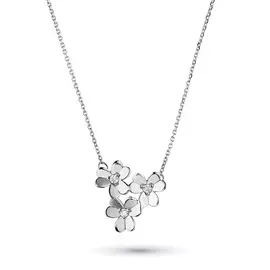 Колье из серебра с бриллиантами э0601кл03185300