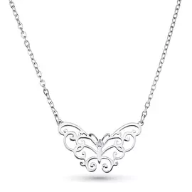 Колье из серебра с бриллиантом э0601кл04151400