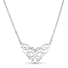 Колье из серебра с бриллиантом э0601кл04151400