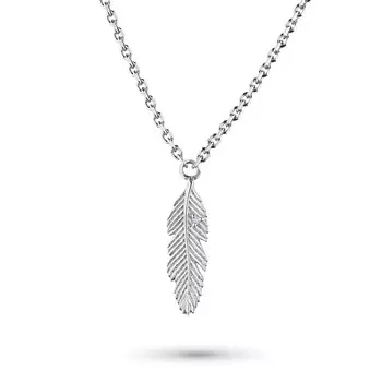 Колье из серебра с бриллиантом э0601кл04202329