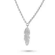 Колье из серебра с бриллиантом э0601кл04202329