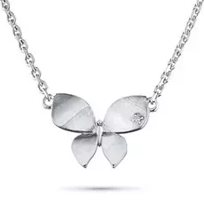 Колье из серебра с бриллиантом э0601кл04202330