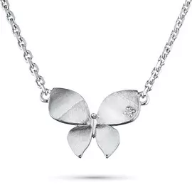 Колье из серебра с бриллиантом э0601кл04202330