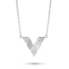 Колье из серебра с бриллиантом э1701кл03193300