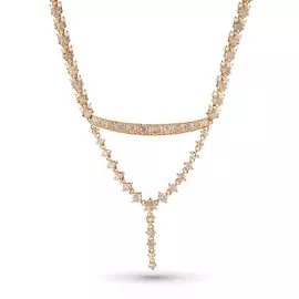 Колье из желтого золота с бриллиантами э0345кл11200397