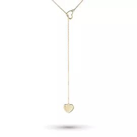 Колье из желтого золота с бриллиантом э0301кл03210508