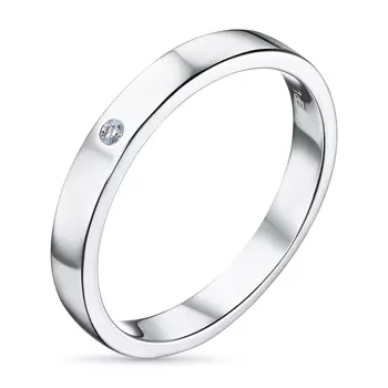 Обручальное кольцо из белого золота э4712кц08110300_white