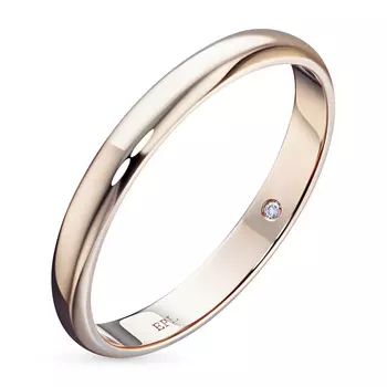 Обручальное кольцо из красного золота э0212кц05152000_white