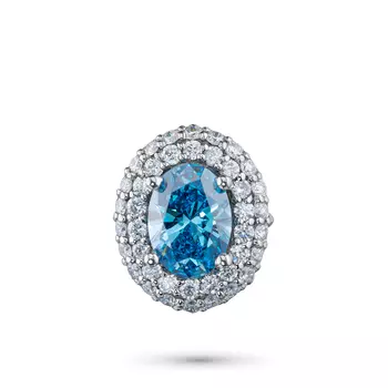 Подвеска из белого золота э0912пд02220941_blue