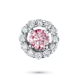 Подвеска из белого золота э0912пд05211003_pink