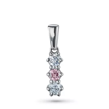 Подвеска из белого золота э0912пд07070100_pink