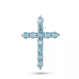Подвеска из белого золота э0912пд07180600_blue