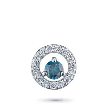Подвеска из белого золота э0912пд12161000_blue