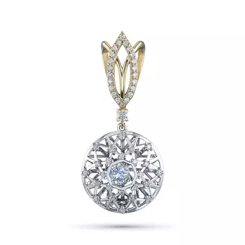 Подвеска из белого золота э4112пд07240384_white