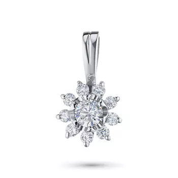 Подвеска из белого золота э4712пд01159700