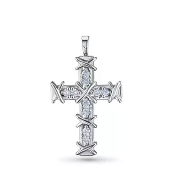 Подвеска из белого золота э4712пд09171700_white