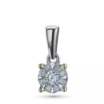 Подвеска из белого золота э4812пд09177100_white