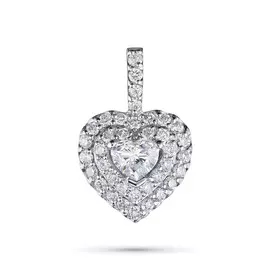 Подвеска из белого золота с бриллиантами э0901п_1019108