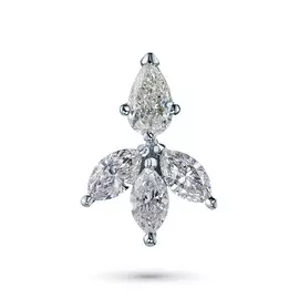 Подвеска из белого золота с бриллиантами э0901пд12190290