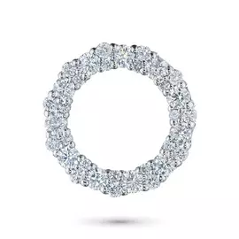 Подвеска из белого золота с бриллиантами э0901пд01180100