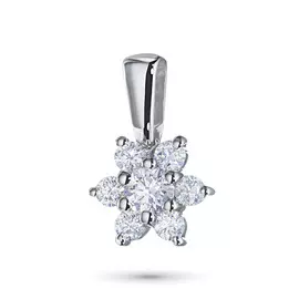 Подвеска из белого золота с бриллиантами э0901пд02100700