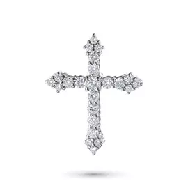 Подвеска из белого золота с бриллиантами э0901пд02185900