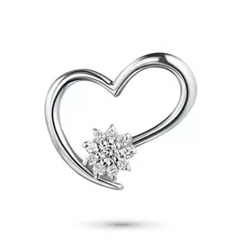 Подвеска из белого золота с бриллиантами э0901пд02211021