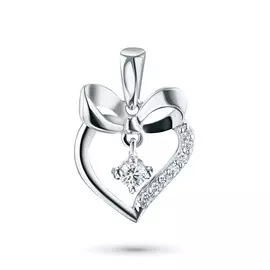 Подвеска из белого золота с бриллиантами э0901пд02211033