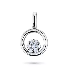 Подвеска из белого золота с бриллиантами э0901пд04173200