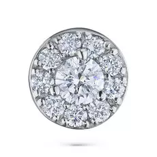 Подвеска из белого золота с бриллиантами э0901пд04182500