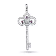 Подвеска из белого золота с бриллиантами э0901пд04182800