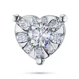 Подвеска из белого золота с бриллиантами э0901пд04200698