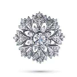 Подвеска из белого золота с бриллиантами э0901пд04200699