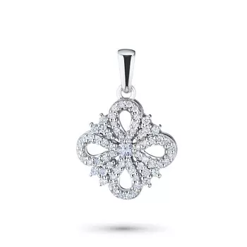 Подвеска из белого золота с бриллиантами э0901пд04201607