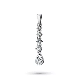 Подвеска из белого золота с бриллиантами э0901пд04202590