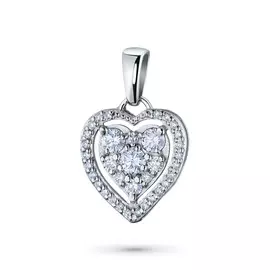 Подвеска из белого золота с бриллиантами э0901пд04202731