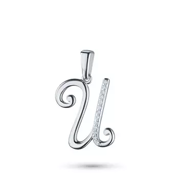 Подвеска из белого золота с бриллиантами э0901пд04211043