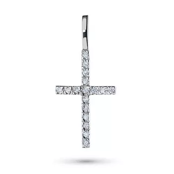 Подвеска из белого золота с бриллиантами э0901пд05101200