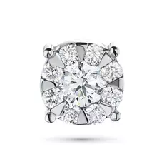 Подвеска из белого золота с бриллиантами э0901пд05153500