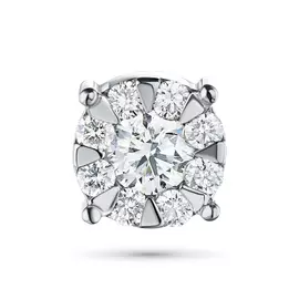 Подвеска из белого золота с бриллиантами э0901пд05153500