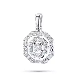 Подвеска из белого золота с бриллиантами э0901пд05155000