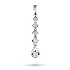 Подвеска из белого золота с бриллиантами э0901пд05165800