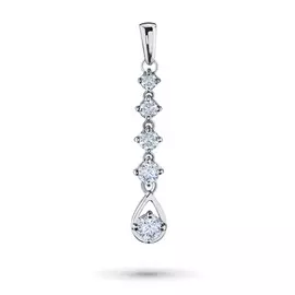 Подвеска из белого золота с бриллиантами э0901пд05165800