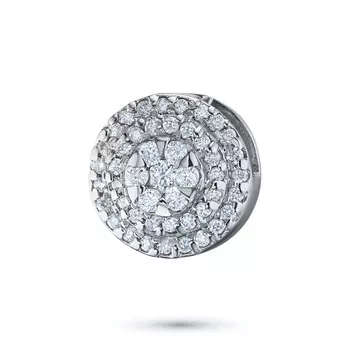 Подвеска из белого золота с бриллиантами э0901пд06110700