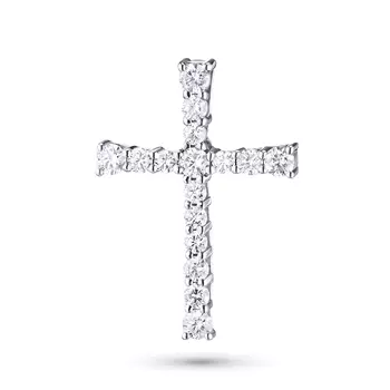 Подвеска из белого золота с бриллиантами э0901пд06160100