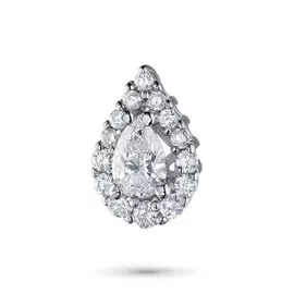 Подвеска из белого золота с бриллиантами э0901пд06170600