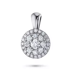 Подвеска из белого золота с бриллиантами э0901пд07169000